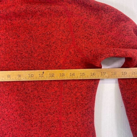 Patagonia Red Fleece Long Sleeve Mock Neck Better Sweater Zip Up Jacket Size XS - Picture 8 of 11